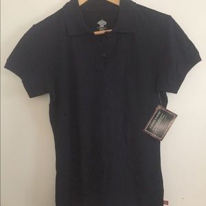 Navy blue collared t shirt